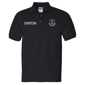 Everton black and white polo men